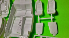 2013 Camaro ZL1 1/25 Hood Body Glass Interior Slot Car Build Model Car Kit Part