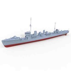 ALL SCALE Military Model Kit Momi Class, IJN Destroyer Momi 1930 FULLHULL 742S