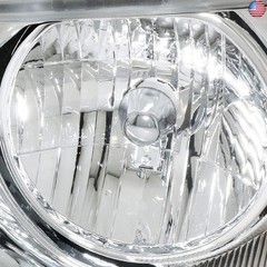 DNA MOTORING HL-OH-F1504-CH-AM Chrome Amber Headlights Replacement Compatible