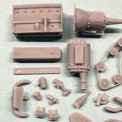 Chevy 235 Supercharged Straight Six Engine 1/25