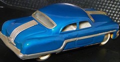 Tin Car Ford Built 1940s Vintage Racer 1 T GT Model 40 Antique 24 Metal Race 25