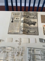 1957 Chevrolet 2 DR Hardtop 3 in 1 T-757-200 Kit Partial build – As Is
