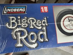 Lindberg Big Red Rod T Bucket 1/8 Scale Model Kit #73044 NEW/Sealed 1999