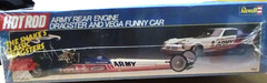 Revell 1/16 Hot Rod Army Rear Engine Dragster Funny Car Model Kit 7464