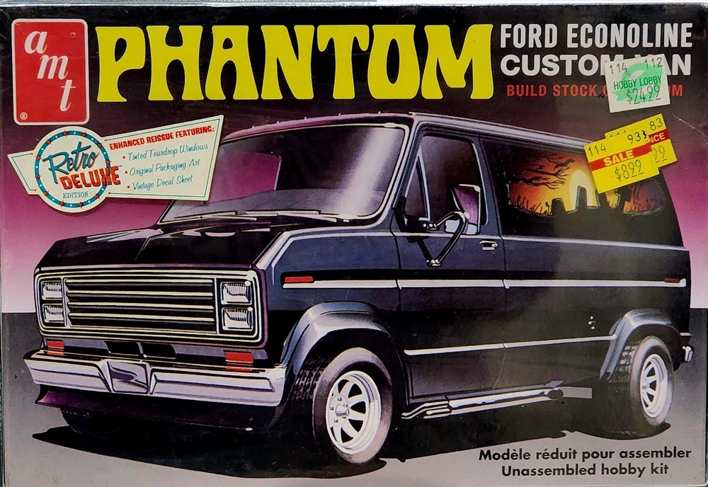 PHANTOM Ford Econoline Custom Van AMT 1:25 NEW FACTORY SEALED *US Seller*