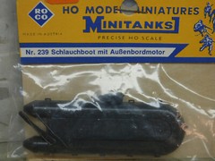 Roco Minitanks (NEW) 1/87 Z-239 WWII US Rubber Dingy Accessory Set Lot # 6171K