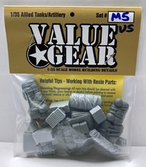1/35 Scale US Army M5 Stuart Stowage Set Fits Tamiya Kits – Value Gear – Resin