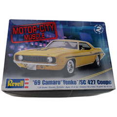 Revell 69 Camaro Yenko/SC 427 Coupe 1:25 Model Kit Open Box Extra Hood 85-2826