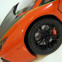 Transkit for Lamborghini Aventador by Pocher 1/8 (black belts)