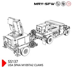 SSMODEL SS72137 1/72 Military Model USA SPAA M1097A2 CLAWS WOT