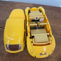 VW Beetle Models 2 Sunnyside SS 7707 1955 Bug & Airfix QuickBuild Yellow Plastic