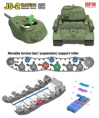 RYE FIELD 5160 1/35 JS-2 Model 1944 Heavy Tank(Workable Tracks)+Upgrade Parts