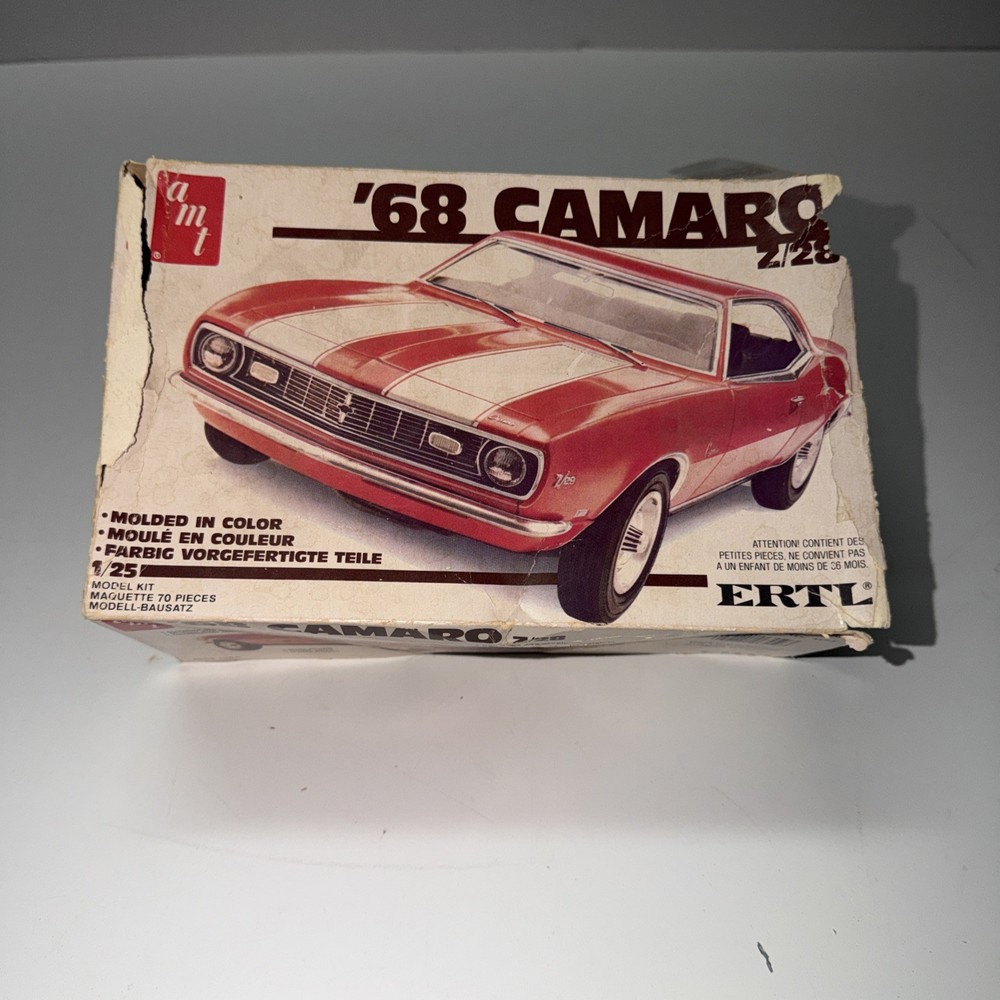 Vintage 1/25 AMT ERTL ’68 CAMARO Z-28 #6559 NEW