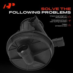 A-Premium Secondary Air Injection Smog Pump Compatible with Volkswagen Jetta
