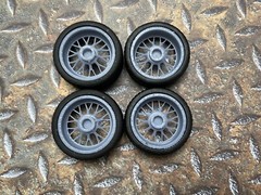 Resin 21/20 Inch BBS “Boss” Model car Wheels and Tires 1/24 1/25 scale