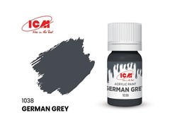 Acrylic paints set for Wehrmacht trucks Grey Brown Green for model kit ICM 3038
