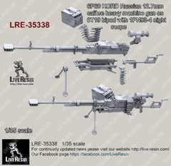 Live Resin 35338 1/35 6P60 Kord Russian 12.7mm Calibre Heavy MG on 6T19 Bipod