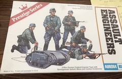 NEW old Stock Vintage Big Lot of 11 WWII Models German Vehicles People ETC 60s