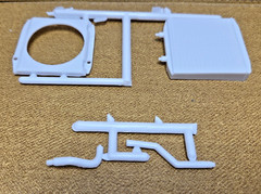PETERBILT WRECKER RADIATOR AND HOSES 1/25 SCALE AMT NEW Model Kit Parts