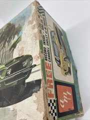 Vintage Original 1968 Shelby GT-500 AMT Model Kit Cobra Record T296 200 PARTS