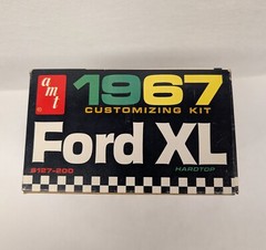 AMT 1967 CUSTOMIZING KIT FORD XL 6127-200 EMPTY BOX ONLY NICE