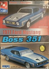 71 Mustang Boss 351 REAR WINDOW STRAPS 140 1623B Model Car Parts COMBINE PARTS