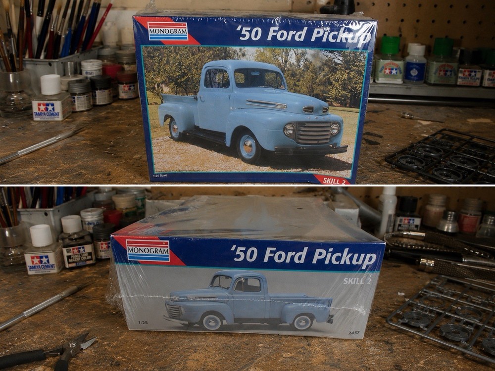 1995 Monogram ’50 Ford Pickup 1:25 Model Kit #2457 NOS Factory Sealed