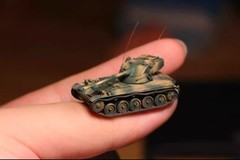 Custom 1/144 Scale WWII Tank Model – Hand-Painted, Personalized Military Collect