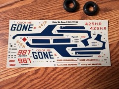 Lindberg Color Me Gone II 1964 Dodge 330 Super Stock 1/25 Model- Missing Windows