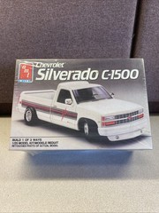 Vintage AMT 1990 Chevrolet Silverado C-1500 Model Truck Kit #6069 SEALED