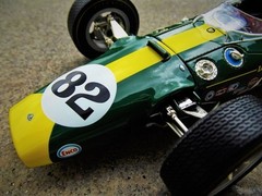Lotus Ford Race Car 1 18 IndyCar Indy 500 Custom Built Metal Body Model 1960s
