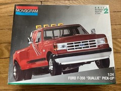 Monogram Ford F-350 Duallie Truck Vtg 1:24 Model Kit #2948 Partially Started