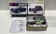 AMT Plastic Model Kit Car Lot 2 Kits 1967 Camaro 1925 Ford Model T
