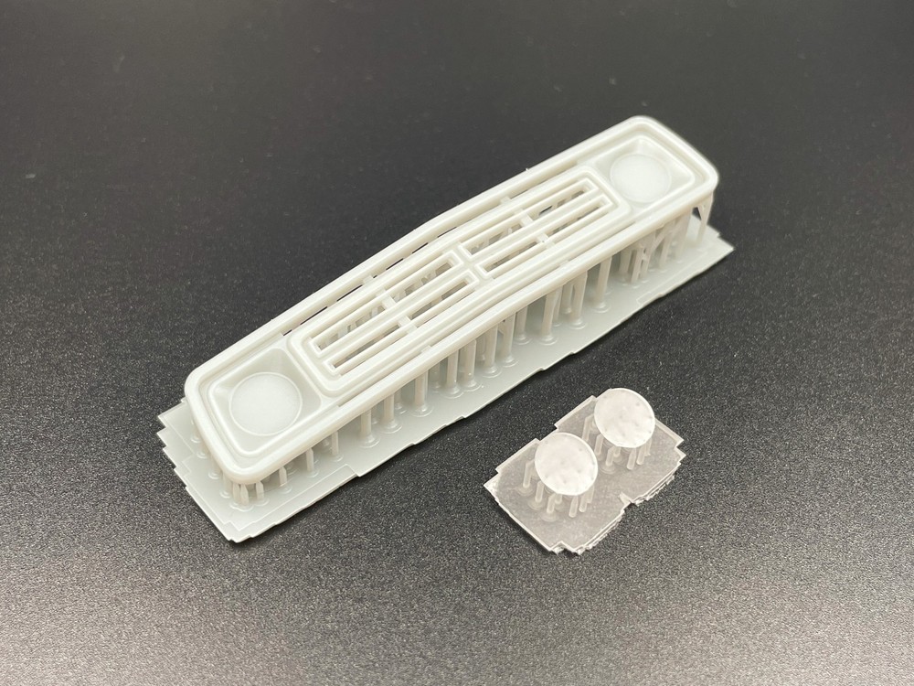 Dodge D-Series D100 3D Printed Grille for 1:25 MPC Model Kit