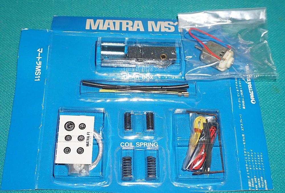 Matra MS11 Formula One Tamiya 1/12 Wiring, Tubing, Springs Electric Motor & More