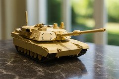 1/30 Scale M1A2 Abrams SEPv3 Main Battle Tank Modern US Army Armor Replica model