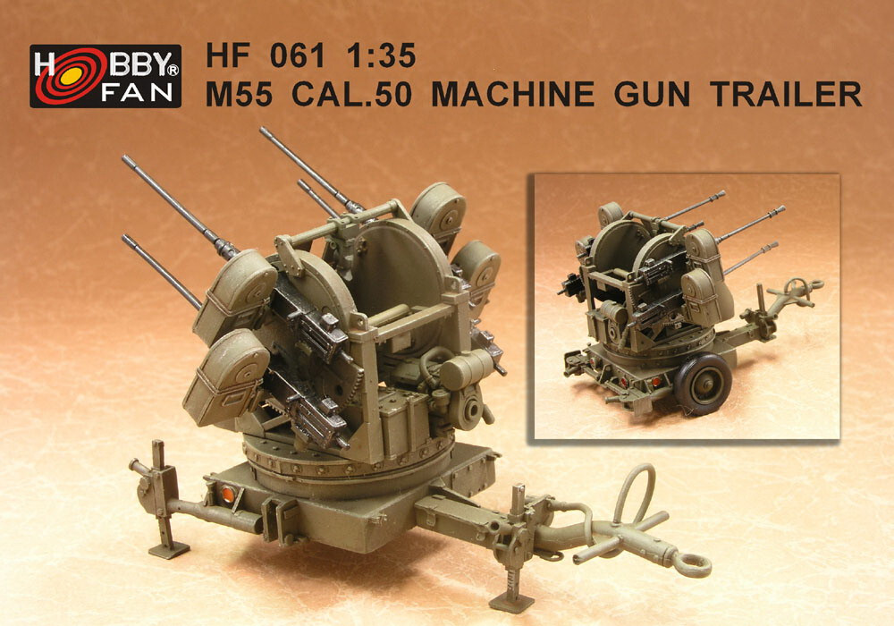 Hobby Fan 1/35 HF-061 M55 Cal.50 Machine Gun Trailer