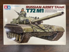 Russian Army Tank T72 M1 – 1/35 Scale Tamiya Unassembled Kit#35160. Bad Decals