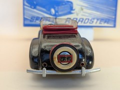 1950’s Ace Products Sports Roadster Wooden Model Kit – Orig 1950 Build with Box