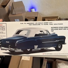 🚨AMT 1951💙Chevy Bel Air🔥Convertible 2N1 Classic🇺🇸1/25 Model Vintage