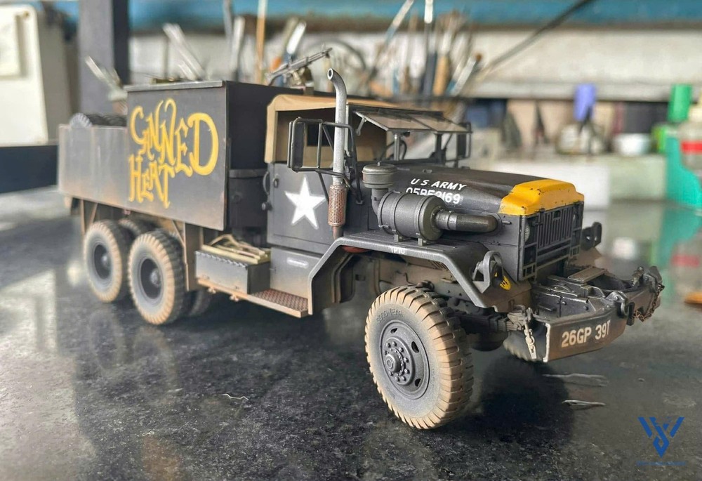 M54A2 ‘CANNED HEAT’ 1/35 Gun Truck – Pro-Built Vietnam War 5-Ton