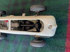 Hubley 852K Indy Car – RARE Factory Built Store Display – w/ base & shipping box
