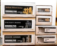 Dioramas Plus Specially Priced 3 Kit Set 1/35 Diorama Bases WWII Lot + Bonuses