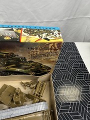 PARTIALLY ASSEMBLED Vintage Revell “S” M-56 Self Propelled Gun Tank