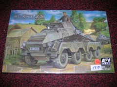 AFV # 35231 ” PANZER-SPAHWAGEN SD.KFZ. 231 GERMAN ” 1/35 KIT, LOT # 6124