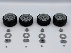 1:8 Scale Work Meister S1 3P Style Wheels & Yokohama Tires For Pocher Set Of 4