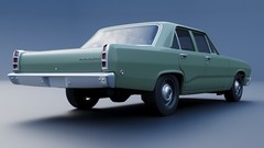 3d Printed 1/25 1968 Plymouth Valiant 100 4 Door Model Kit