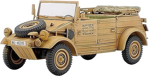 Tamiya German VW Kubelwagen WWII – Plastic Model Military Vehicle Kit – 1/48