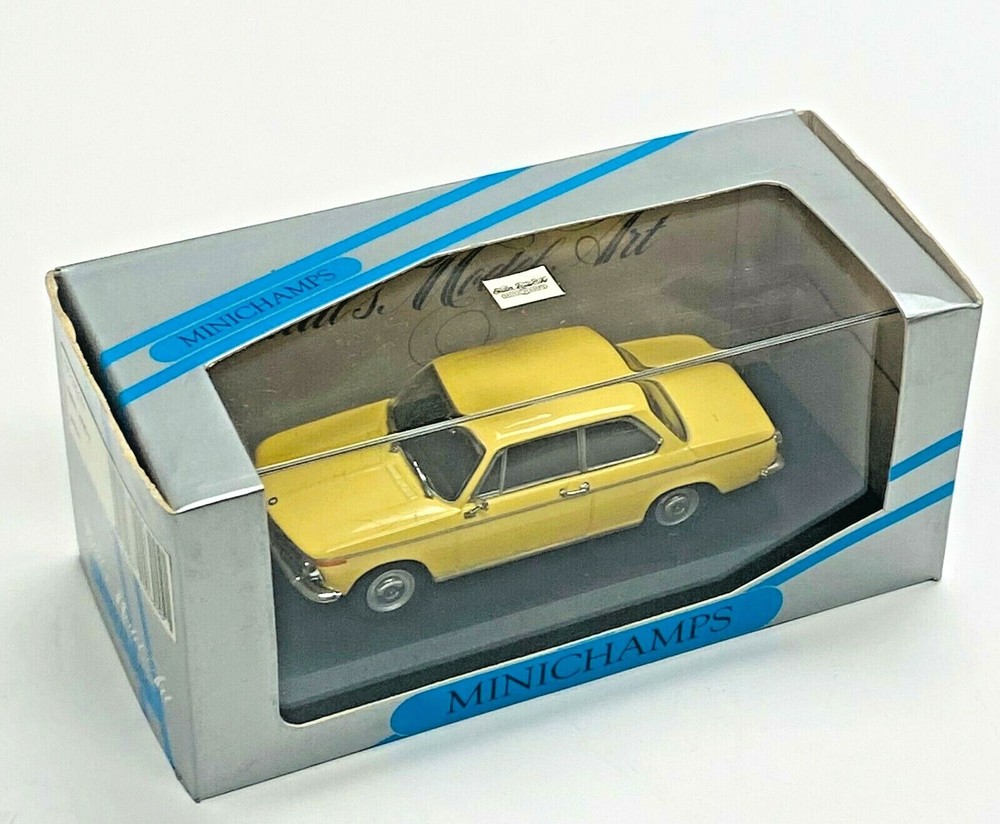 Mini Champs BMW 1600-2002 2 door sedan 1969-73 430 022101 yellow