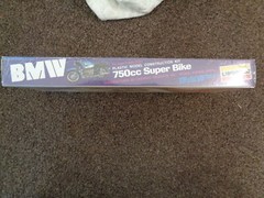 LINDBERG BMW 750cc Motorcycle Plastic Model Kit 1221 Vintage 1975 SEALED!